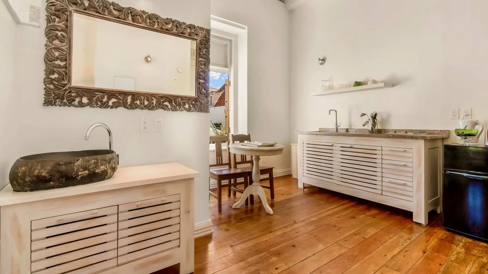 In-room kitchen