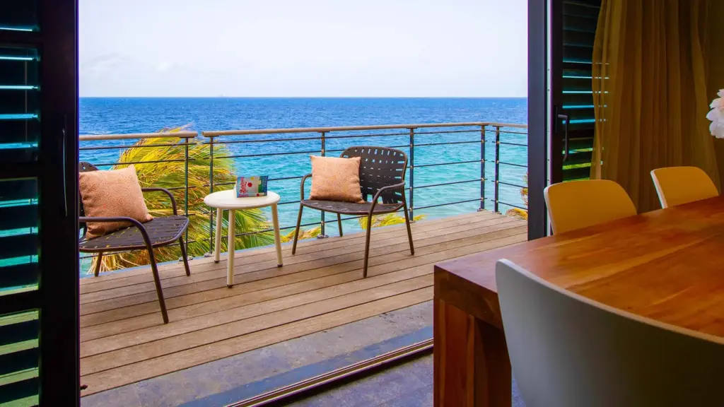 Penthouse terrace at Pietermaai Boutique Hotel