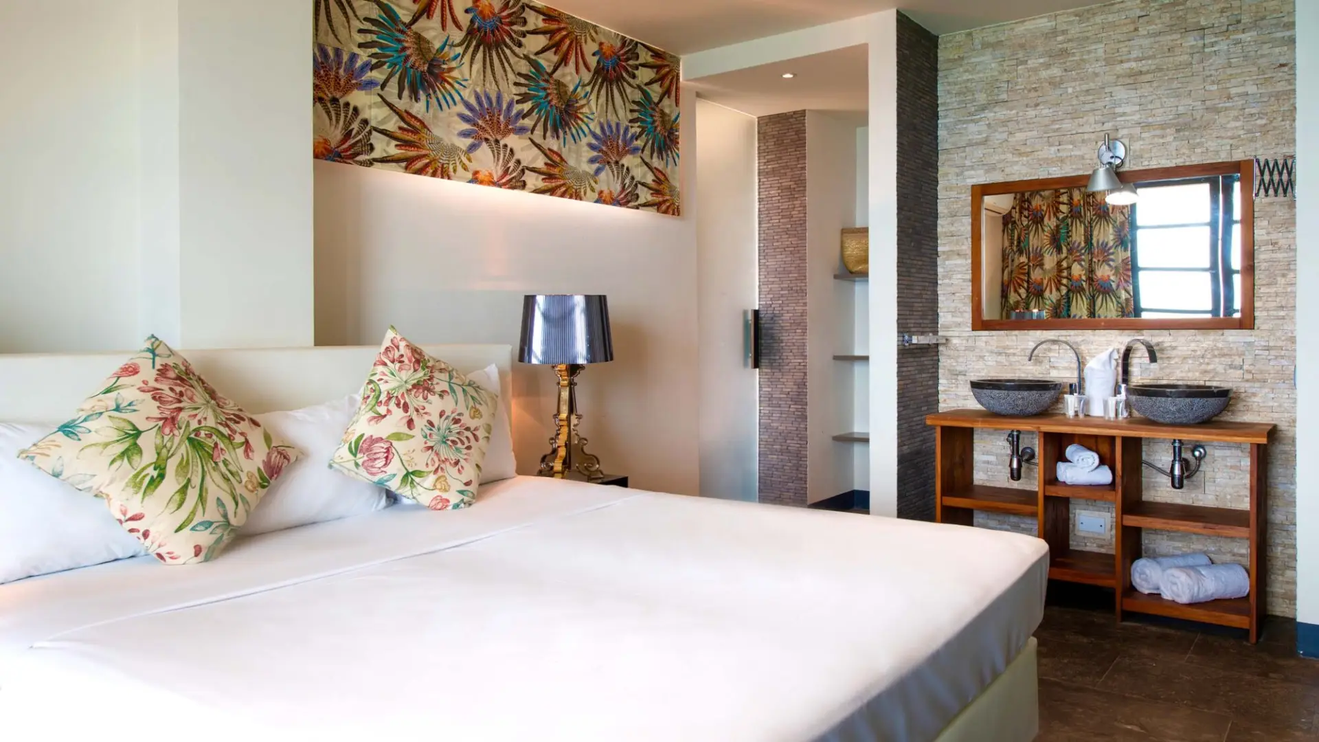 Penthouse bedroom