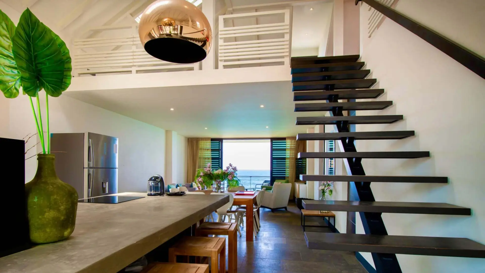 Penthouse bi-level interior